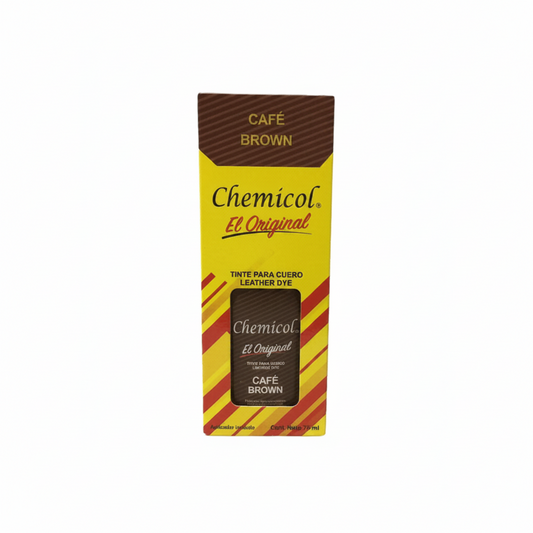 TINTE PARA CUERO CHEMICOL CAFE 75ML