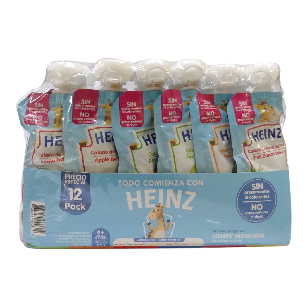12PACK COLADO SURTIDO HEINZ 1260GR