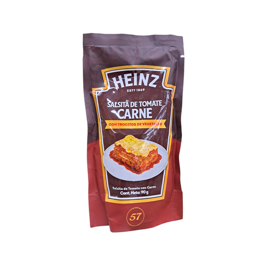 SALSA DE TOMATE CARNE HEINZ 90GR