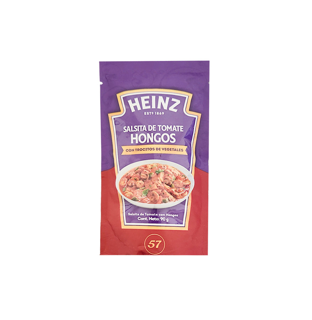 SALSA DE TOMATE HONGOS HEINZ 90GR