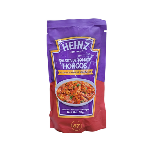 SALSA DE TOMATE HONGOS HEINZ 90GR