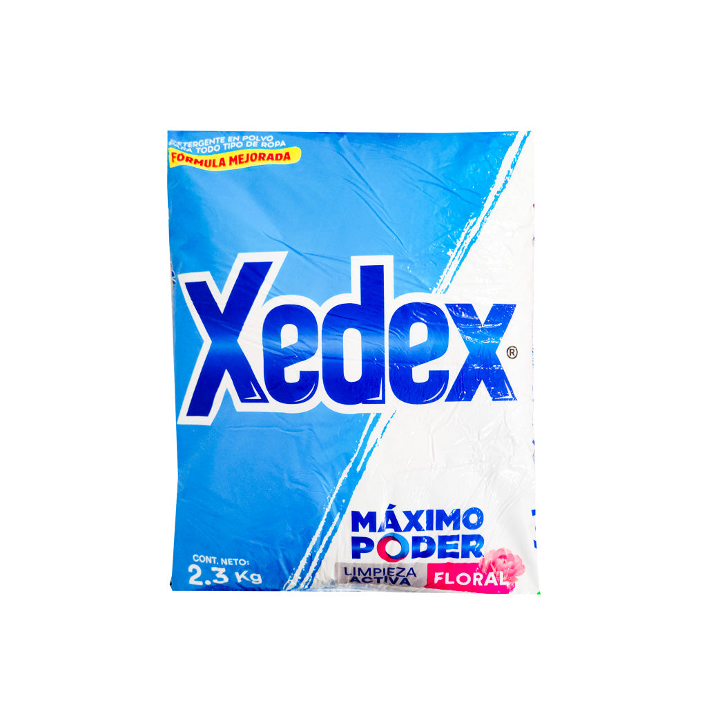 DETERGENTE EN POLVO FLORAL XEDEX 2.3KG