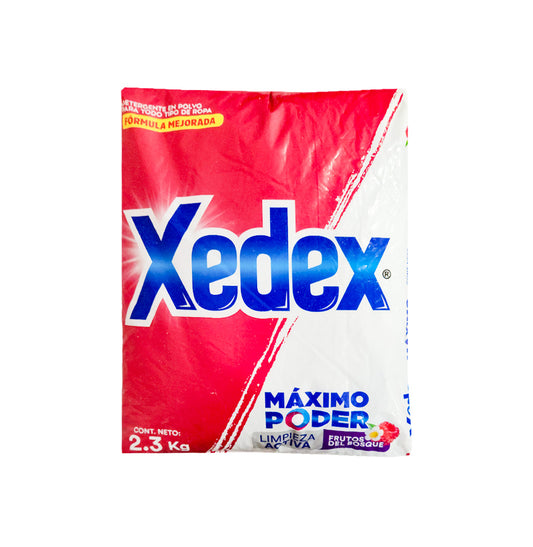 DETERGENTE EN POLVO FRUTOS DEL BOSQUE XEDEX 2.3KG