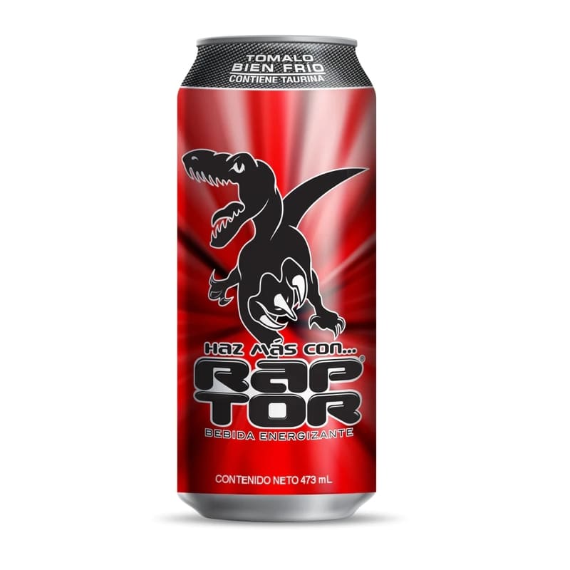 BEBIDA ENERGETICA LATA RAPTOR 473ML