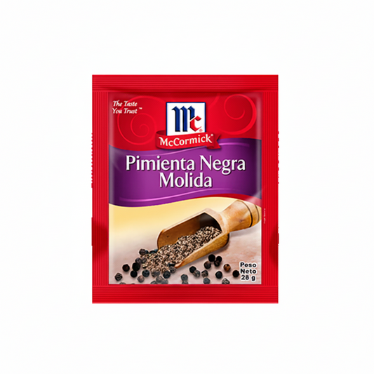 PIMIENTA NEGRA MOLIDO MCCORMICK 28GR