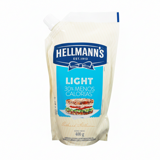 MAYONESA LIGHT HELLMANNS 400GR