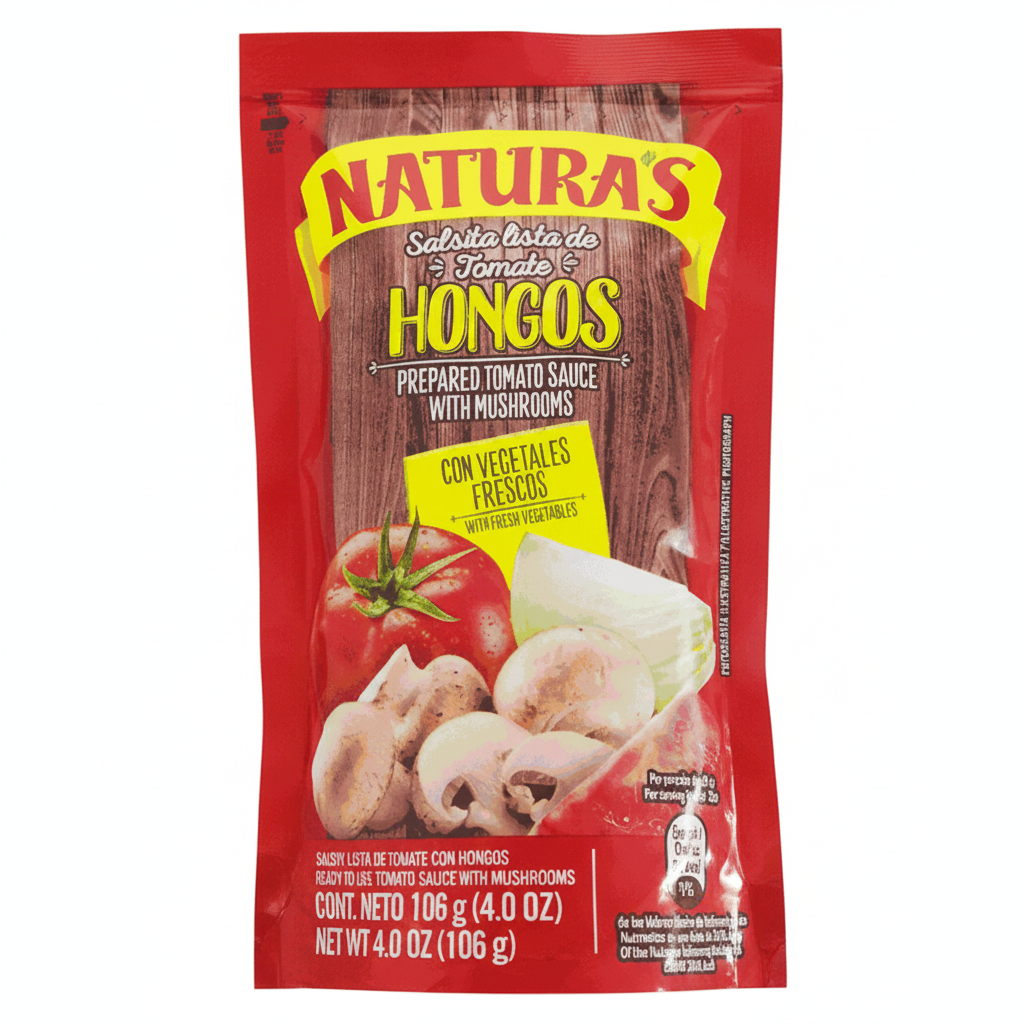SALSA DE TOMATE CON HONGO NATURAS 90GR