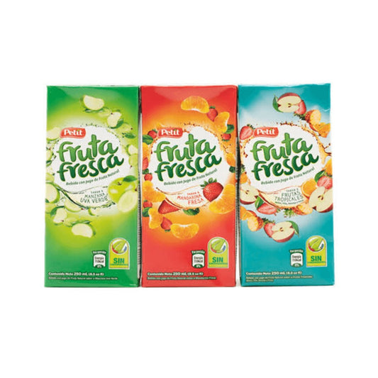 6PACK BEBIDA SURTIDO FRUTA FRESCA 200ML