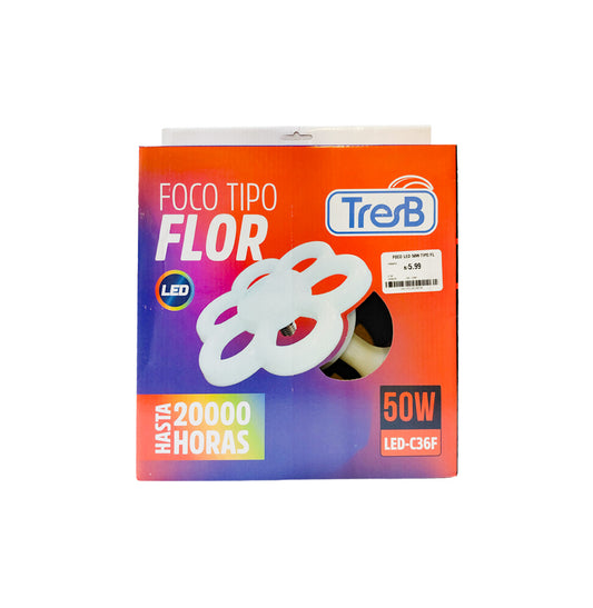 FOCO LED TIPO FLOR TRESB 50W