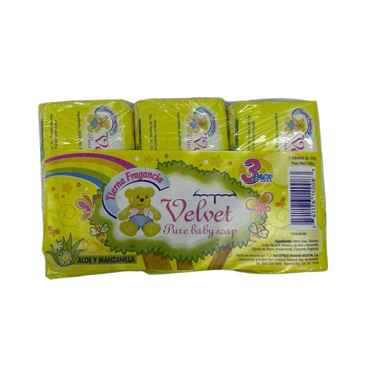 JABÓN PARA BEBÉ MANZANILLA 3PACK