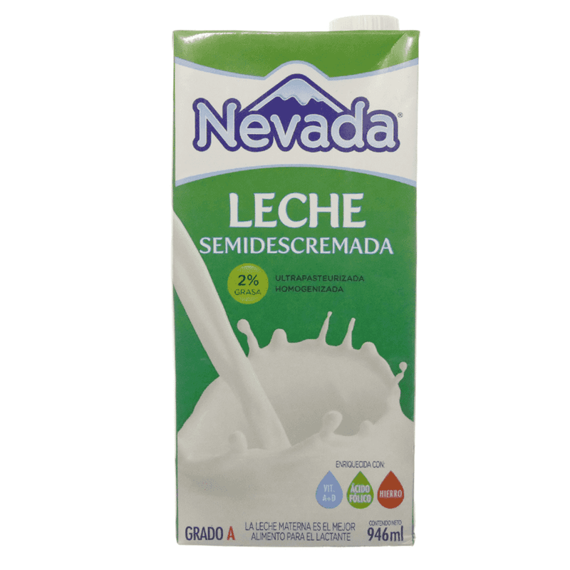 LECHE SEMIDESCREMADA 2 UHT 946ML