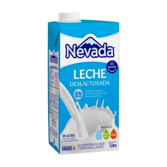 LECHE DESLACTOSADA 2 UHT NEVADA 946ML
