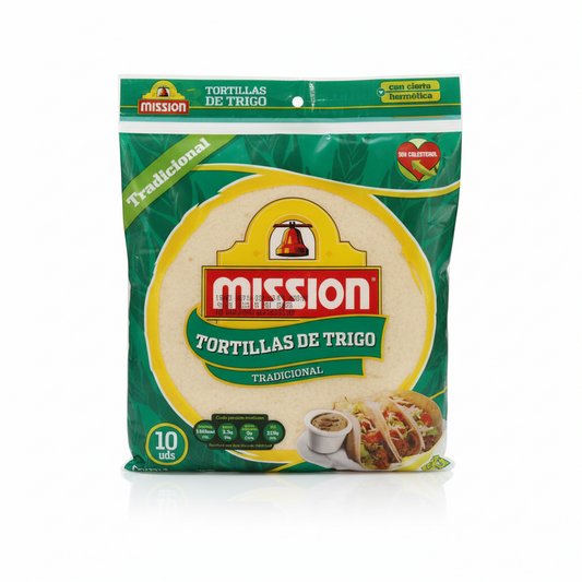 TORTILLA DE TRIGO MEDIANA MISSION 460GR