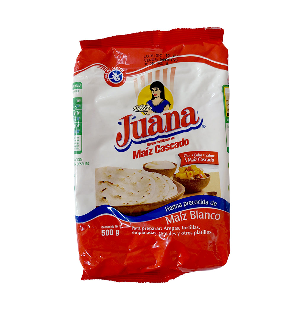 HARINA DE MAÍZ BLANCO JUANA 500GR