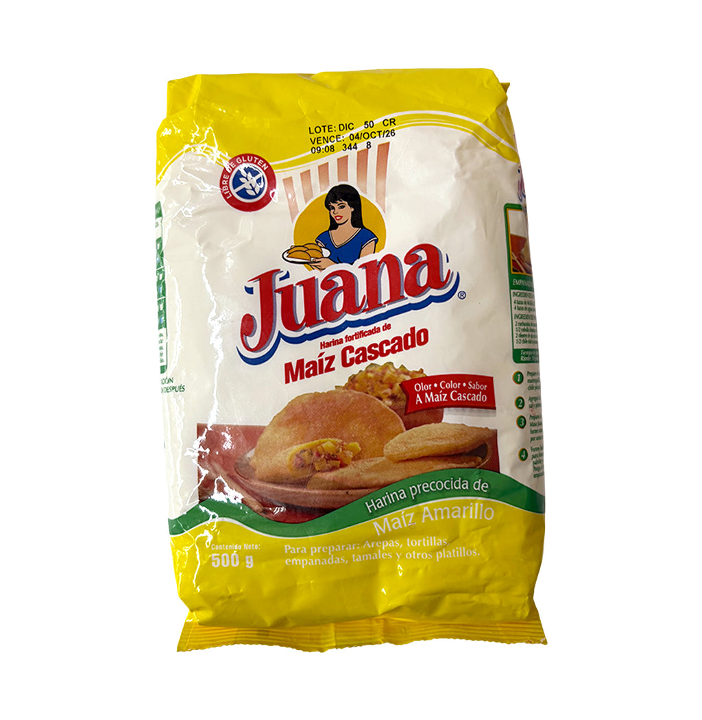 HARINA DE MAÍZ AMARILLO JUANA 500GR