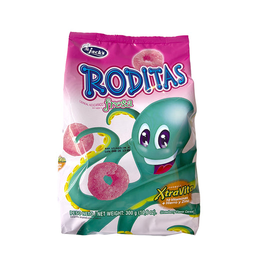 CEREAL RODITAS FRESA JACKS 300GR