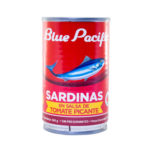 SARDINAS EN SALSA PICANTE BLUE PACIFIC 160GR