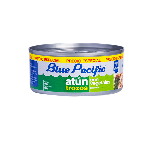 ATÚN VEGETALES BLUE PACIFIC 140GR