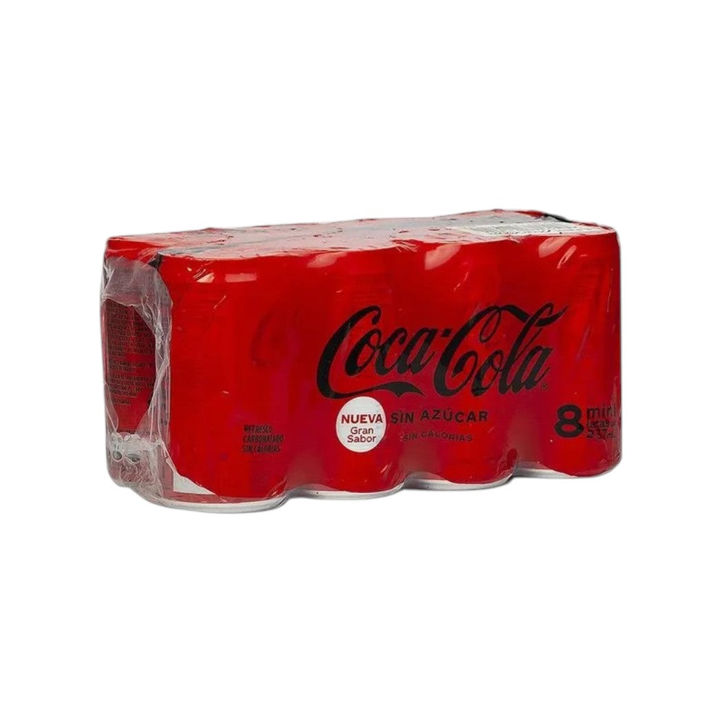 8PACK COCA COLA ZERO AZUCAR 2.8L