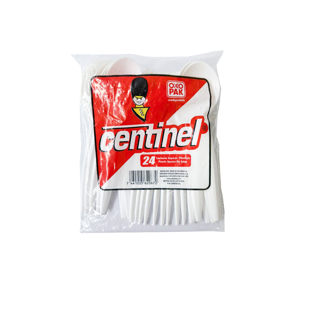 CUCHARA DESECHABLES SOPERAS OXO 24U