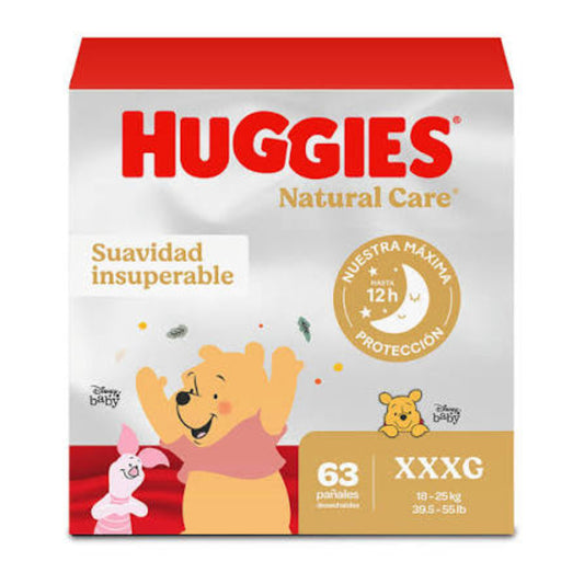 PAÑALES DESECHABLES XXXG 63U