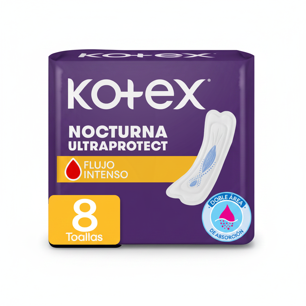 TOALLA SANITARIA FLUJO INTENSO 8U