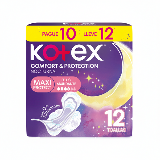 TOALLA SANITARIA MAXIPROTECT 12U