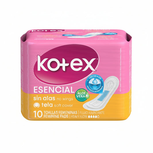 TOALLA SANITARIA ESENCIAL ALOE 10U