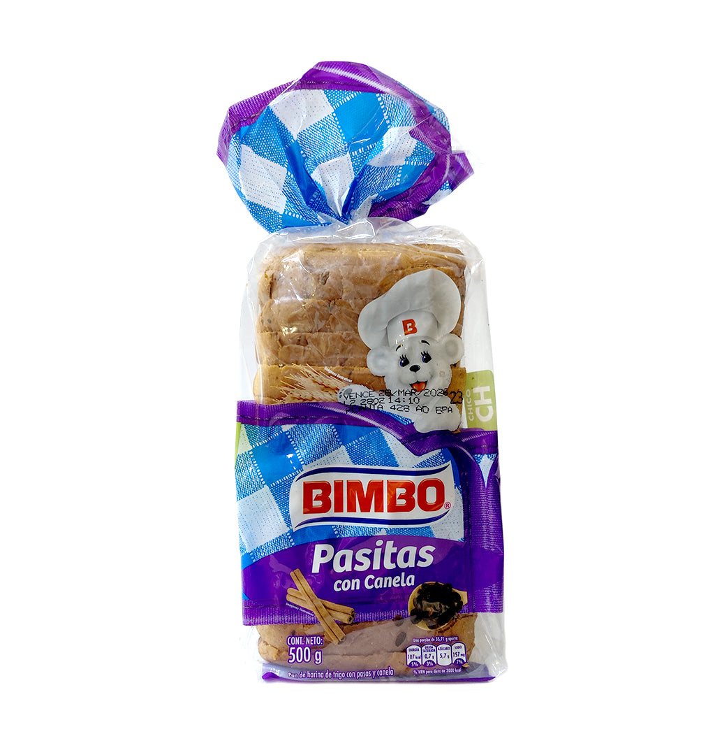 PAN CON PASAS BIMBO 460GR