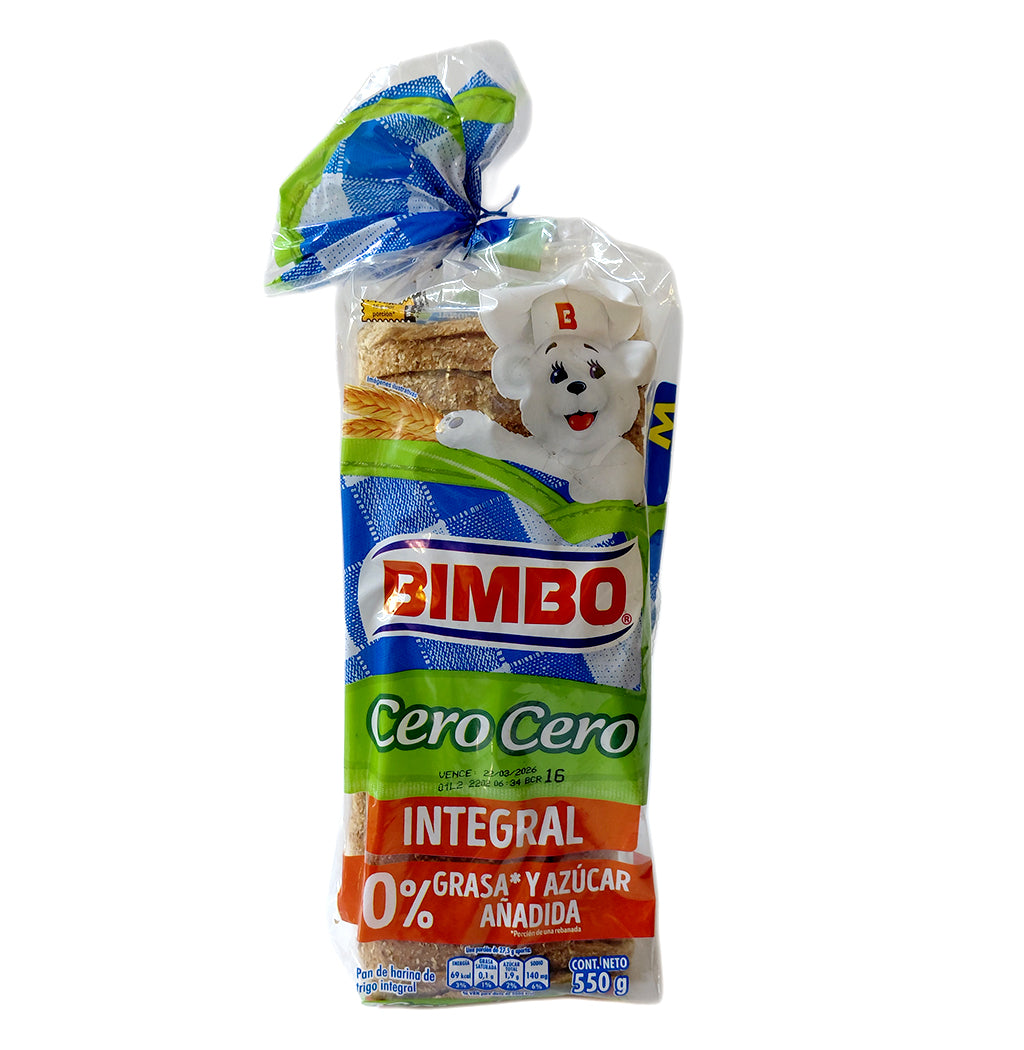 PAN INTEGRAL CEROCERO BIMBO 550GR