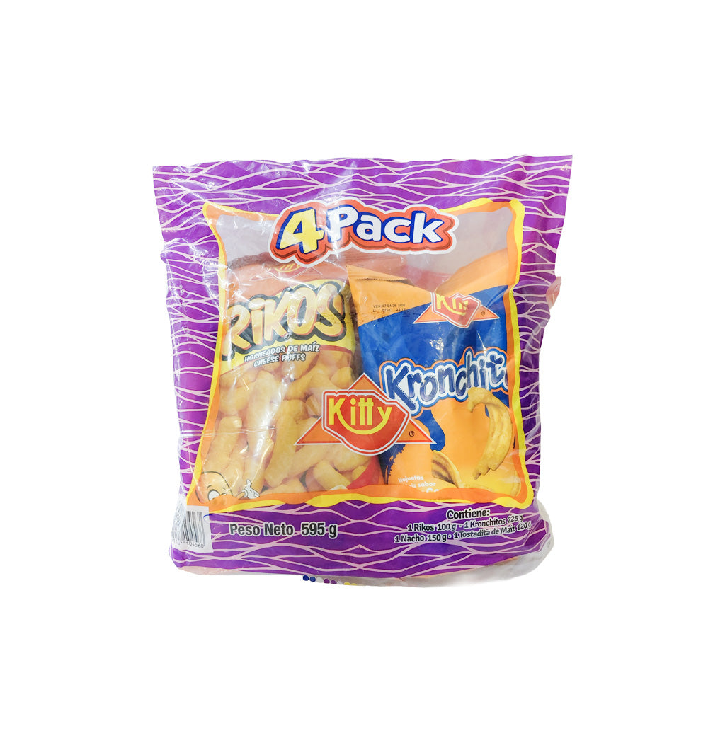 COMBO KITTY SURT 4 UNIDADES 595GR