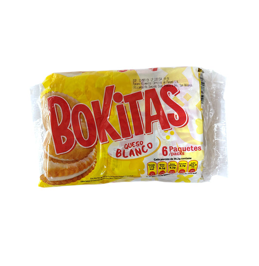 GALLETAS CON QUESO BLANCO BOKITAS 217.2GR