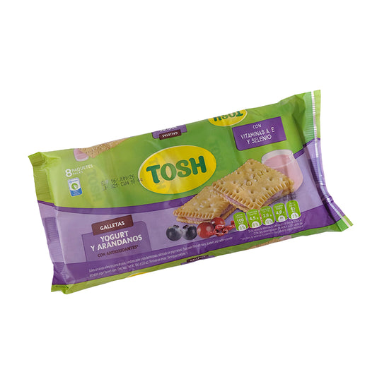 GALLETAS YOGUR ARANDANOS TOSH 5.81OZ