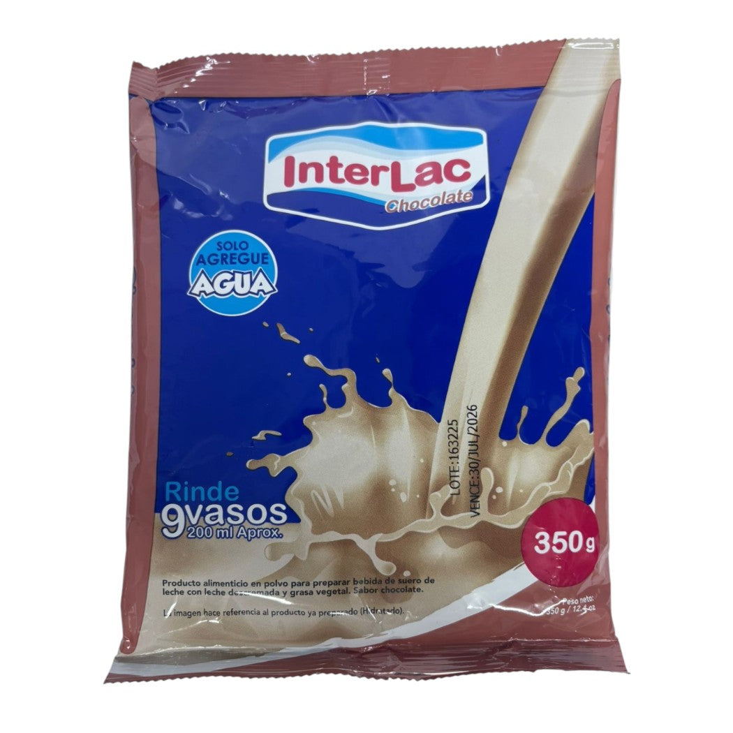 BEBIDA LAC POLVO CHOCO INTERLAC 350GR