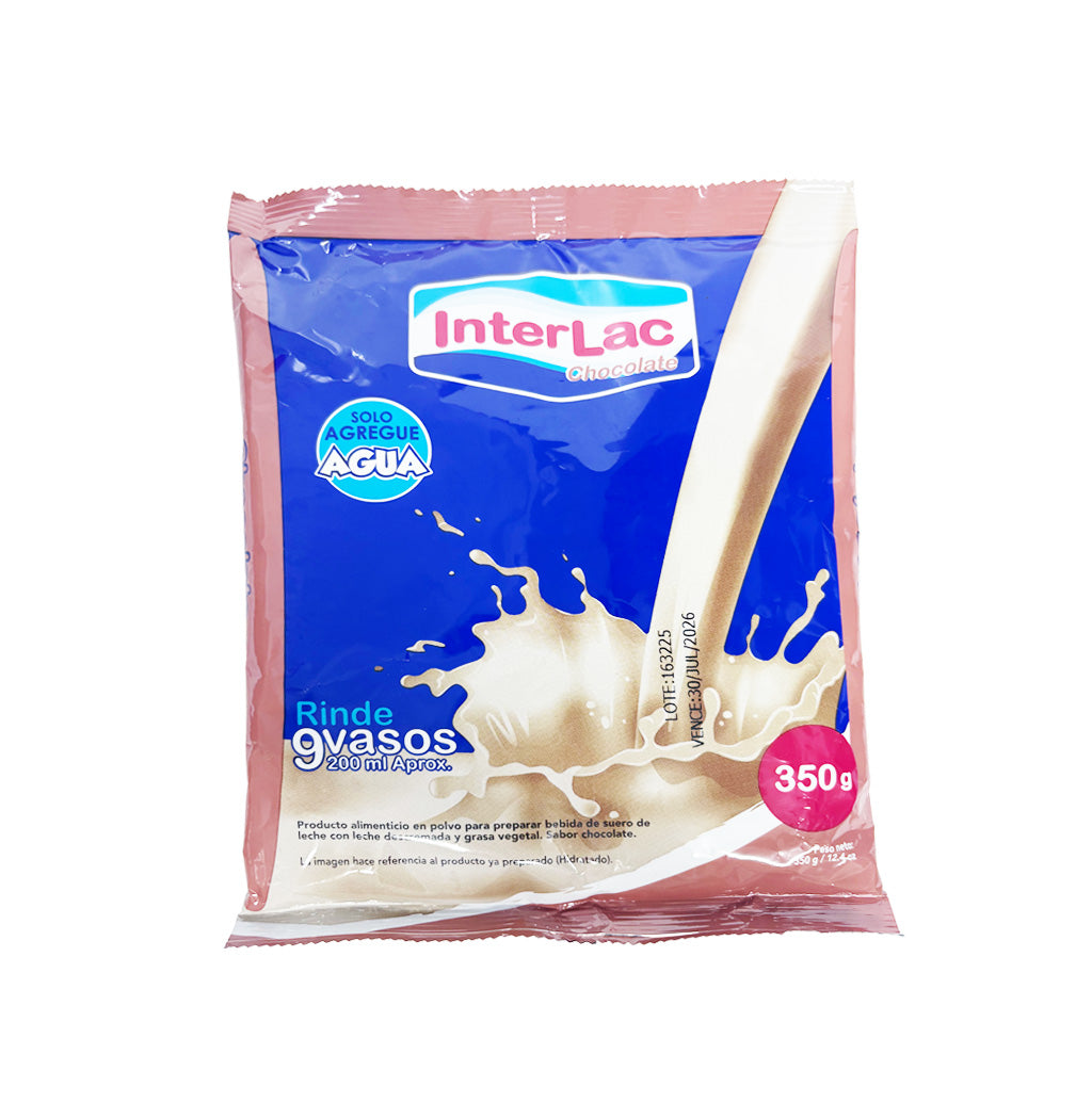 BEBIDA LAC POLVO CHOCO INTERLAC 350GR