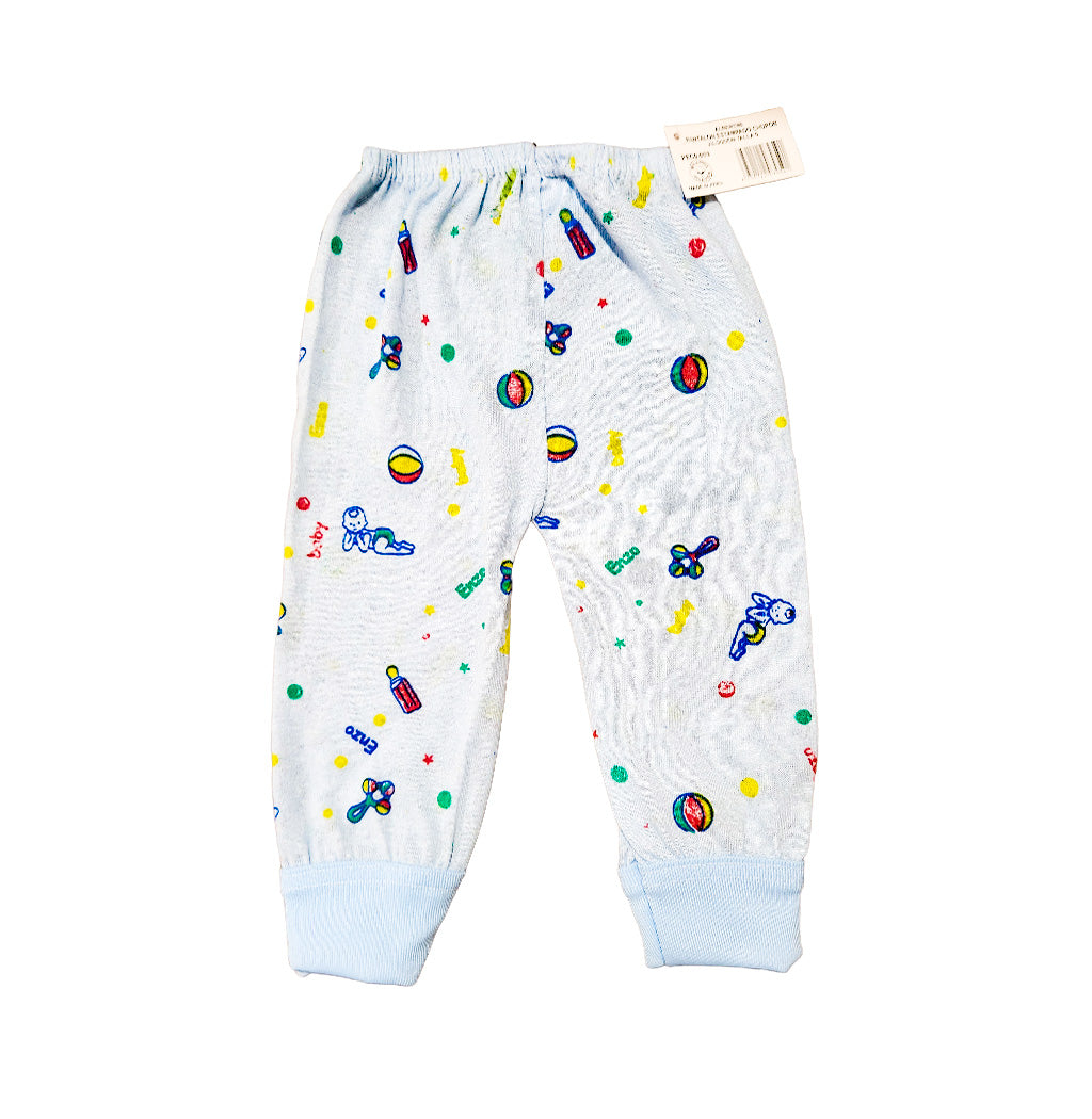 PANTALÓN PARA BEBÉ DISEÑO DE CHUPETA TALLA 0