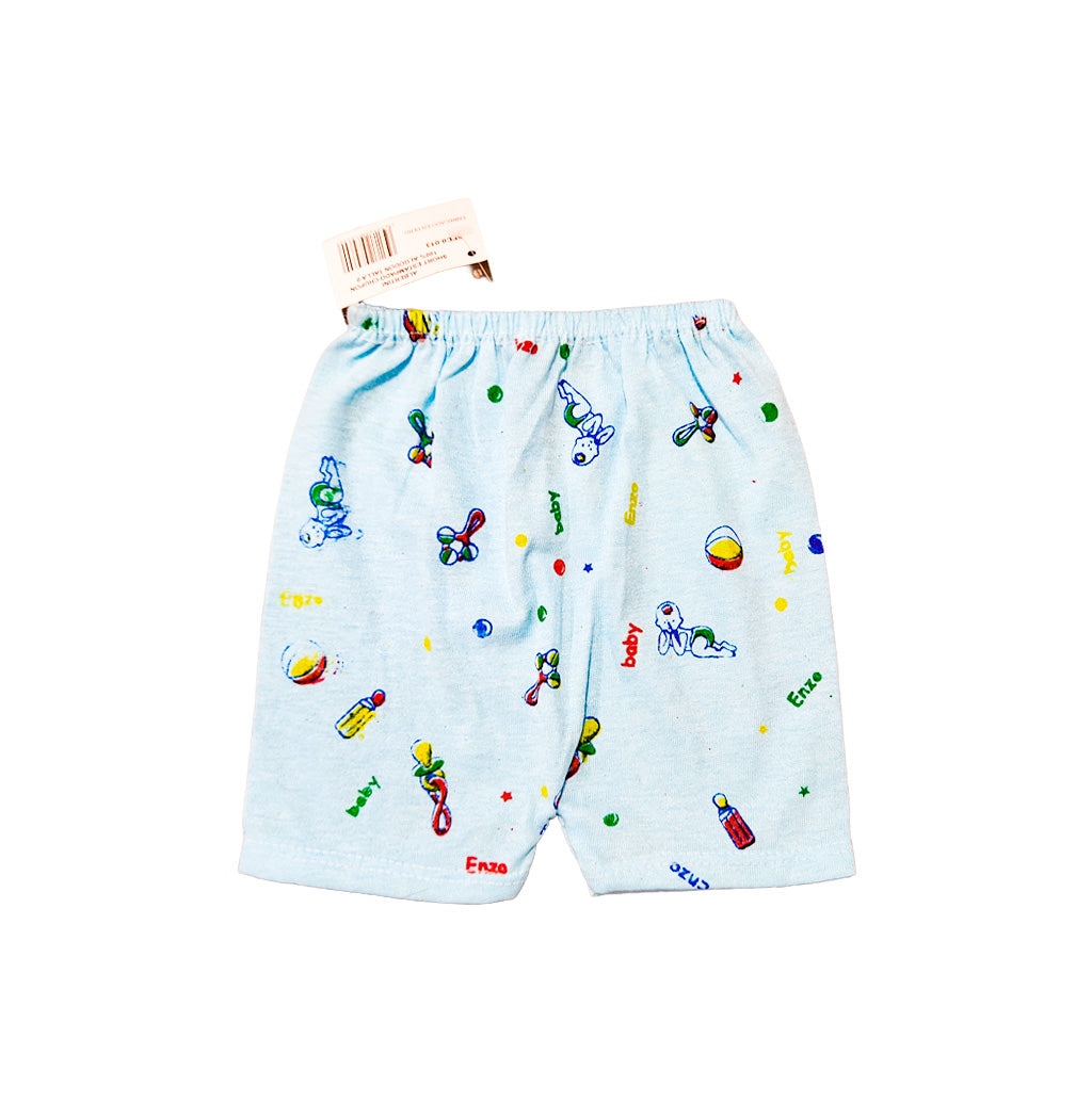 SHORT PARA BEBÉ DISEÑO DE CHUPETA TALLA 0