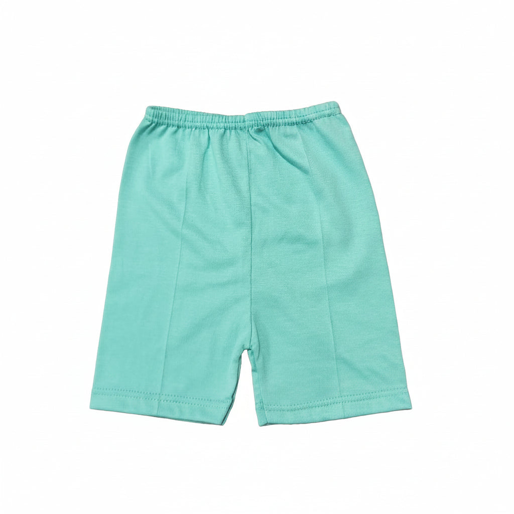 SHORT PARA BEBÉ LISO COLOR PASTEL TALLA 0