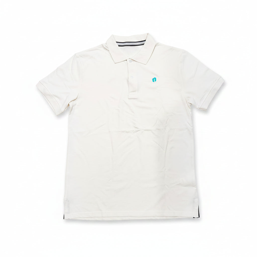 T-SHIRT POLO MANGA CORTA BLANCO HANG TEN