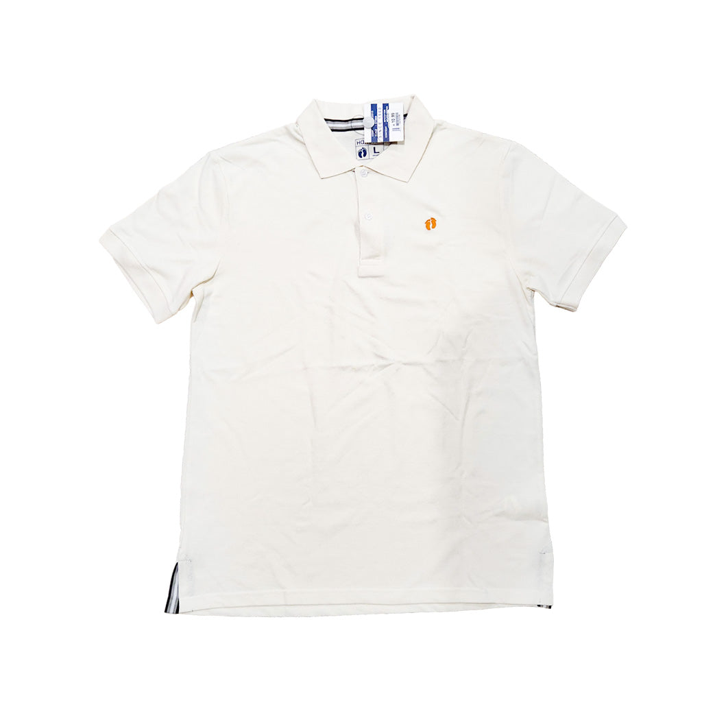 T-SHIRT POLO MANGA CORTA BLANCO HUESO HANG TEN