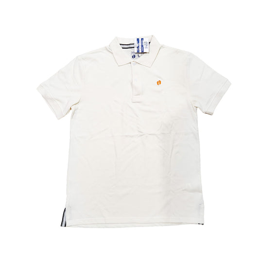T-SHIRT POLO MANGA CORTA BLANCO HUESO HANG TEN