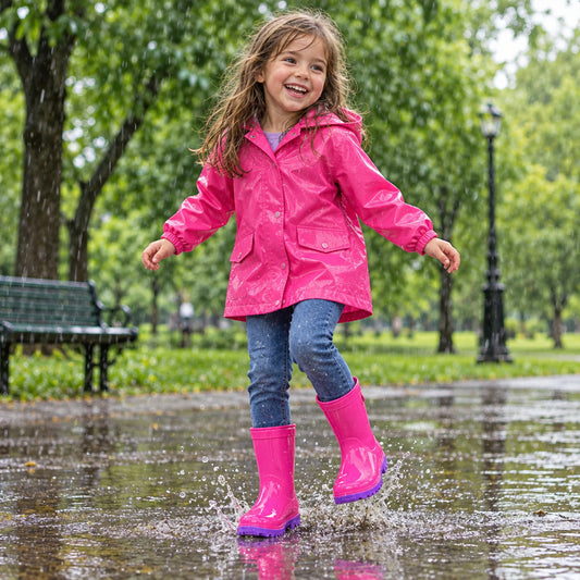 BOTAS DE LLUVIA PARA NIÑAS
