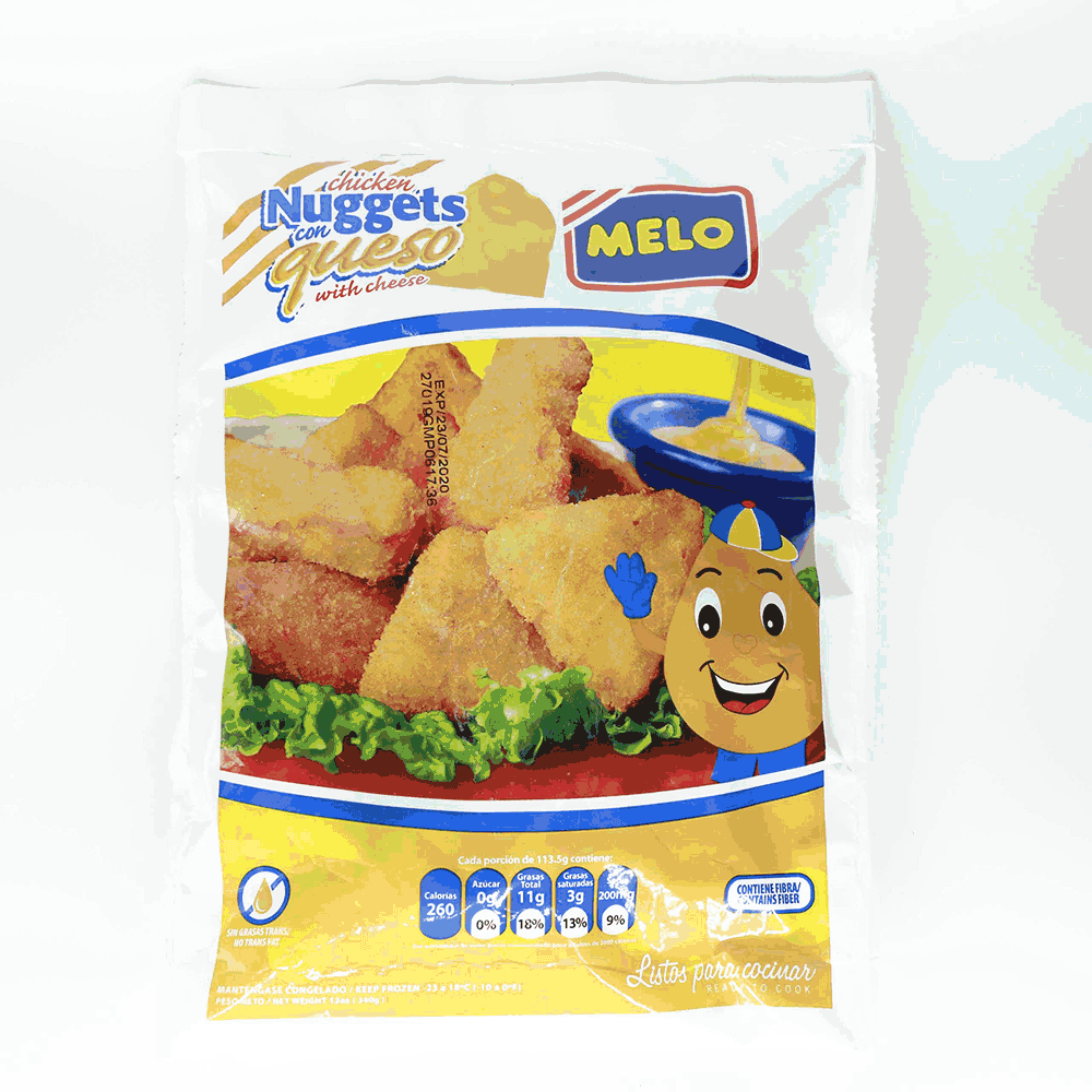 CHICKEN NUGGETS QUESO MELO 340GR