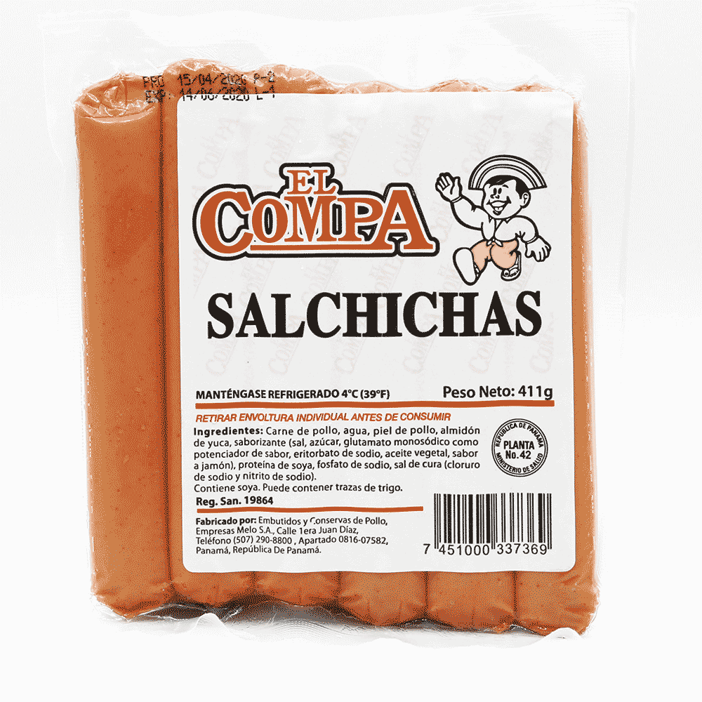 SALCHICHA EL COMPA 411G