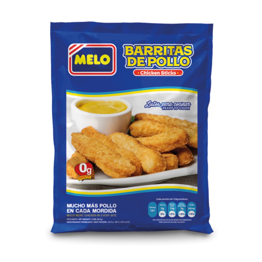 BARRITA DE POLLO DE MELO 567GR