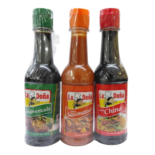 3PK SALSA LA DOÑA 5.5OZ