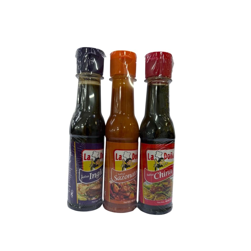 3PK SALSA LA DOÑA 5.5OZ
