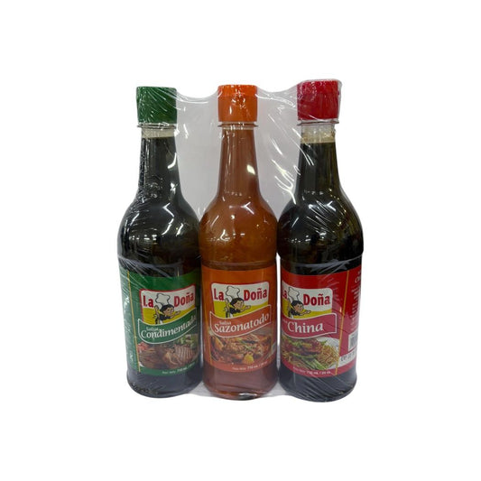 3PK SALSA LA DOÑA 24OZ