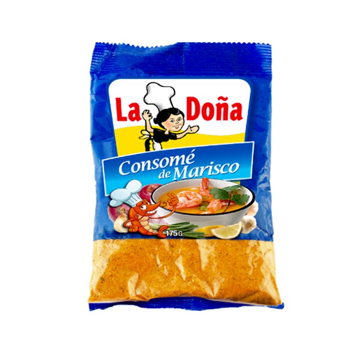 CONSOME MARISCOS BOLSA LA DOÑA 175GR