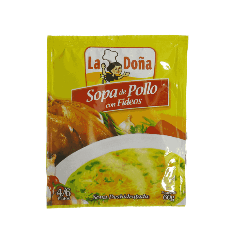 SOPA POLLO FIDEO LA DOÑA 60GR